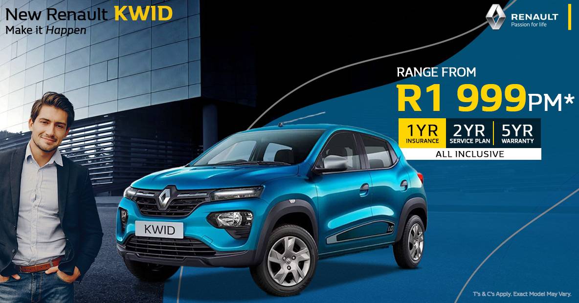 RENAULT KWID MY19 1.0 EXPRESSION (ABS) Renault Kwid | From Only R1,999
