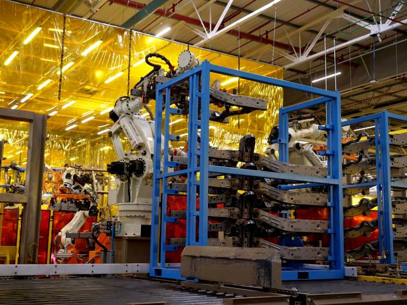 High-Tech Ford Frame Line Commences Manufacturing for Next-Generation Ranger