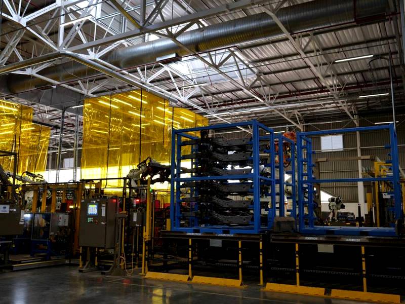 High-Tech Ford Frame Line Commences Manufacturing for Next-Generation Ranger