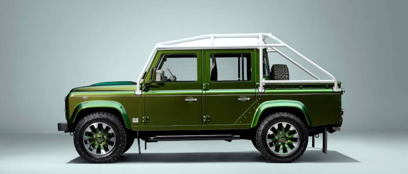 New Land Rover Classic Defender V8 family introduces new double cab option