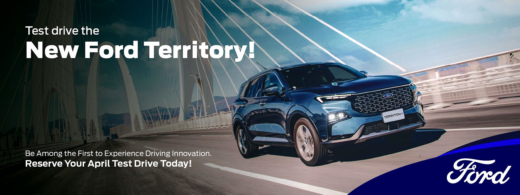 All New Ford Territory! AVAILABLE TO TEST DRIVE IN APRIL