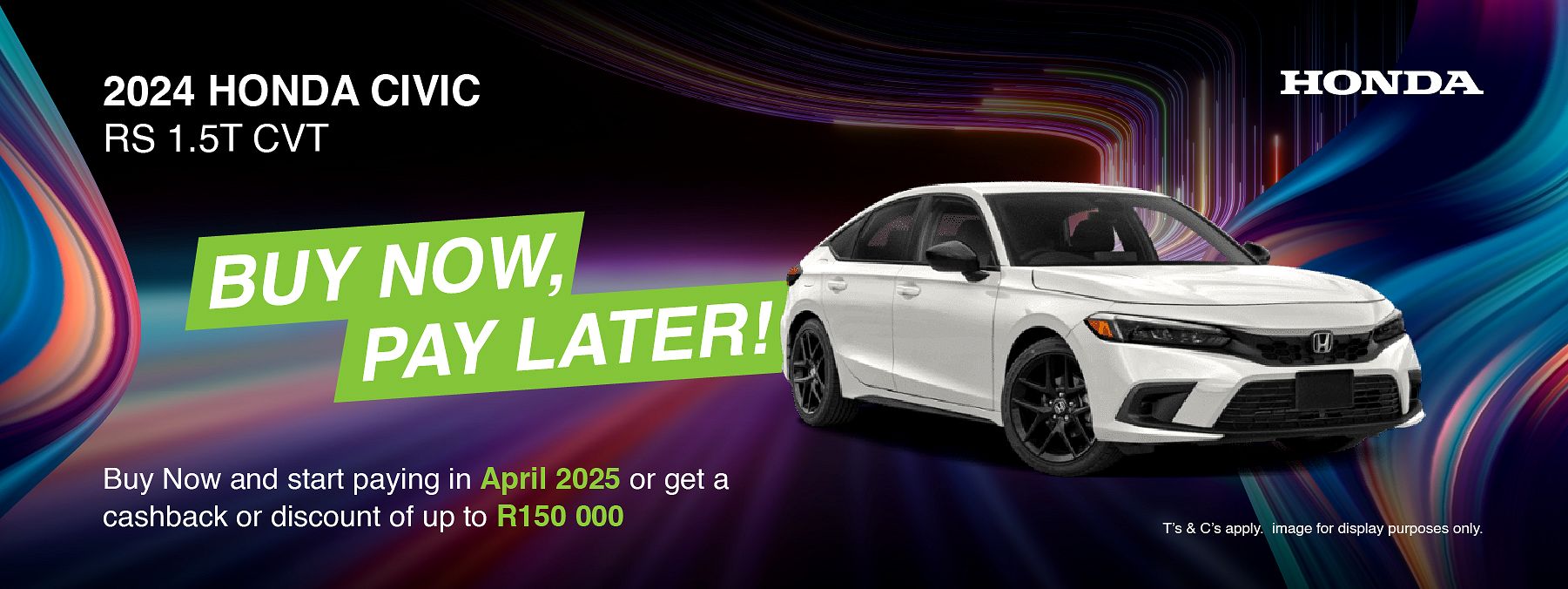 Buy Now, Pay Later - Honda-Civic-RS