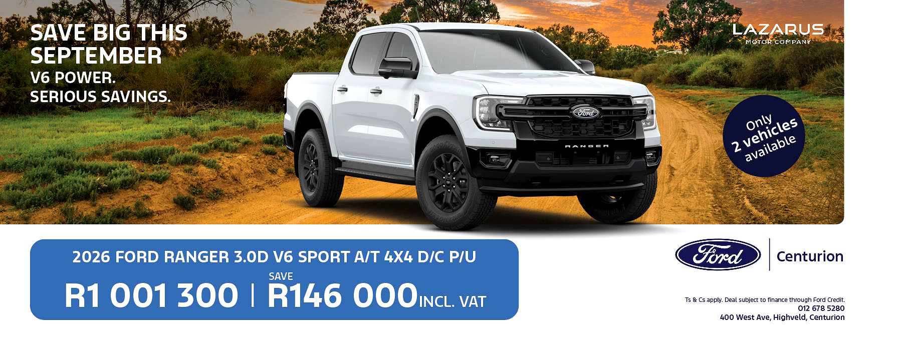 Ford Ranger 3.0D V6 D/C 4X4