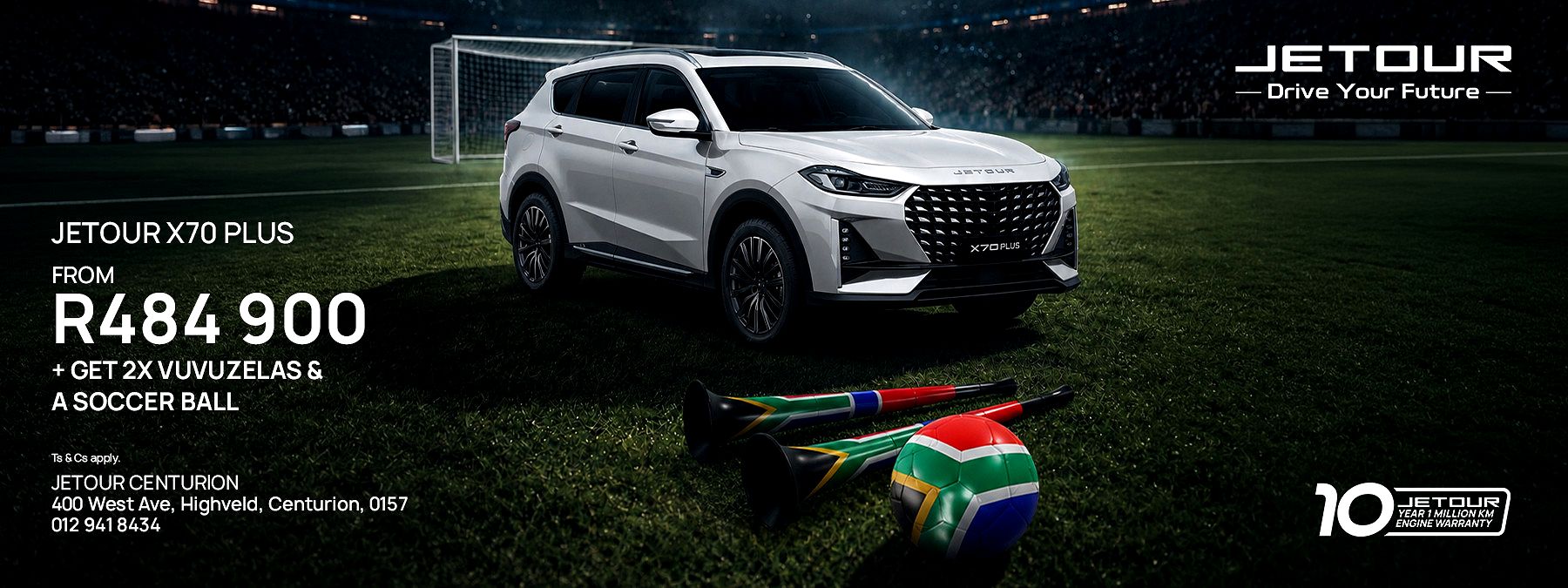 Get 2x Vuvuzelas & A Soccer ball