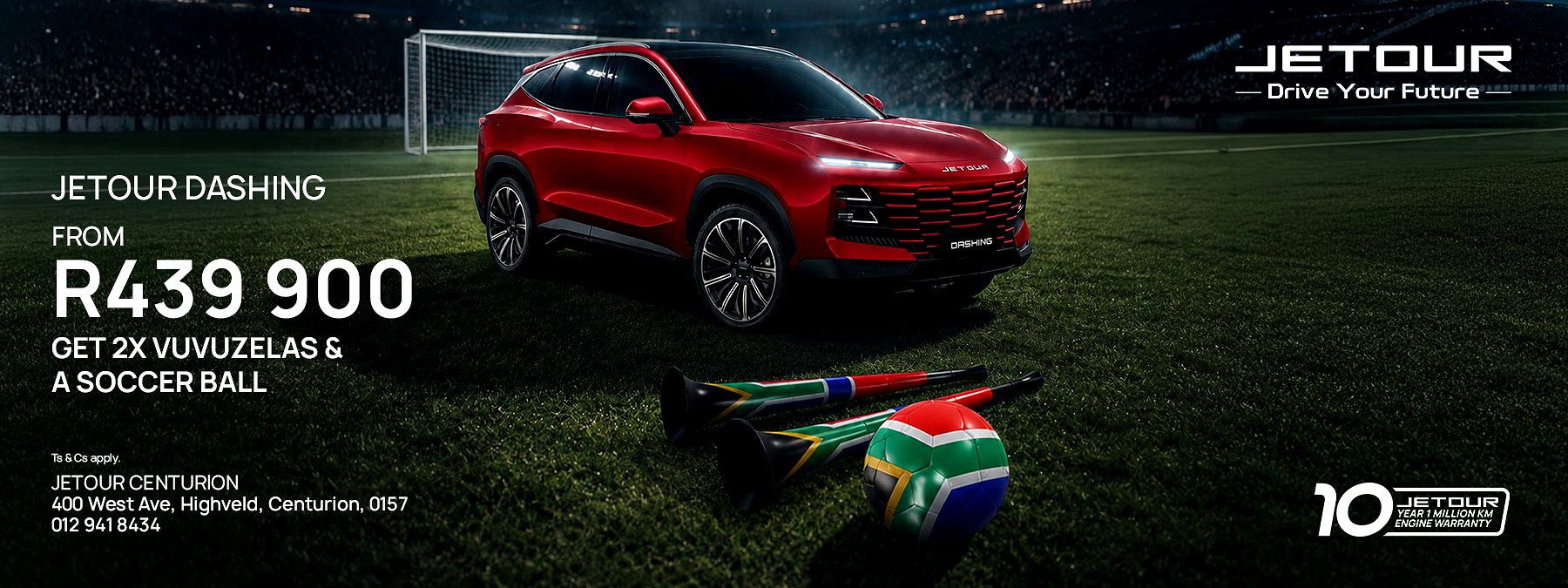 Get 2x Vuvuzelas & A Soccer ball