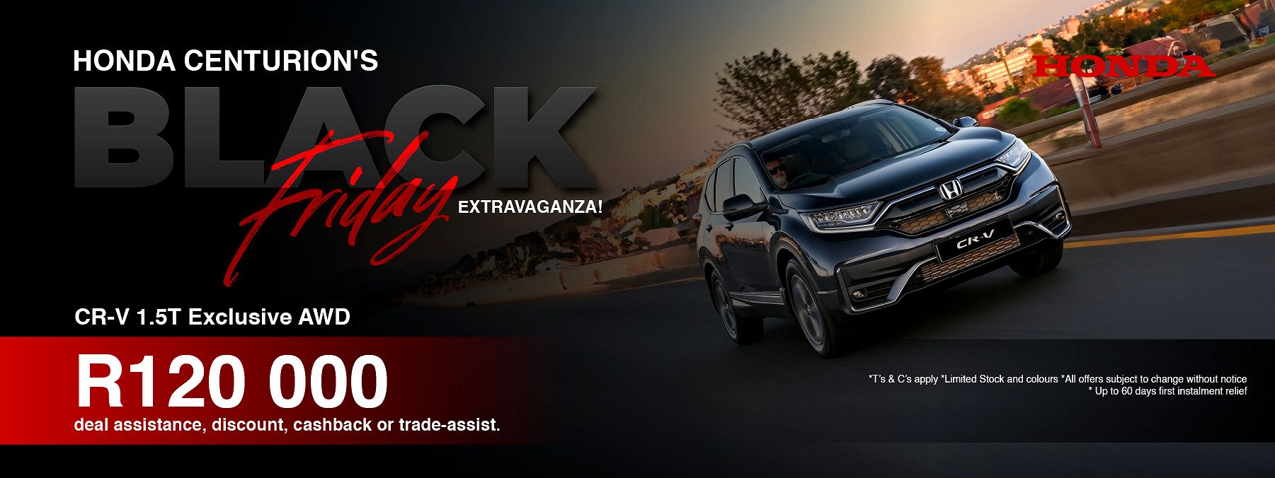 R120,000 | deal assistance, discount, cashback or trade-assist